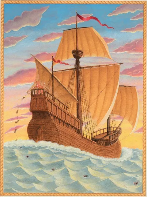Sailing ship image (Dick Whittington)