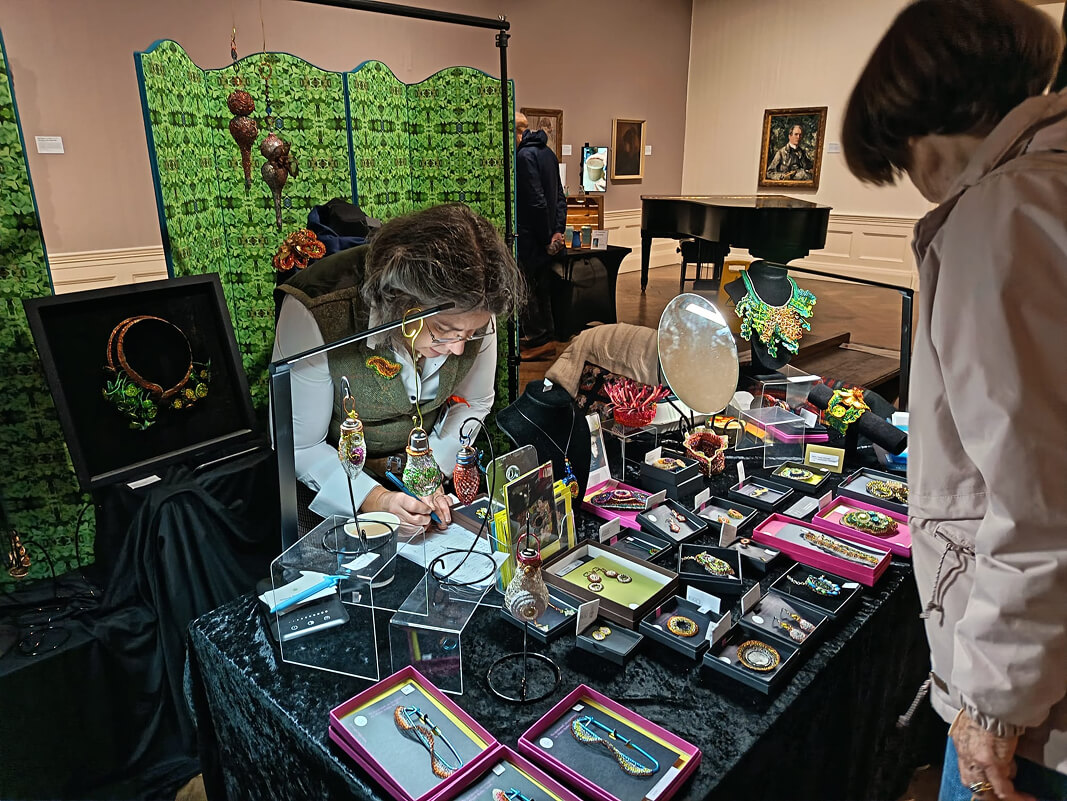 Display of jewellery by Alison Bailey Smith