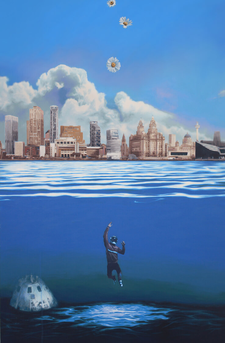 Over The Water - Painting by Joseph Venning