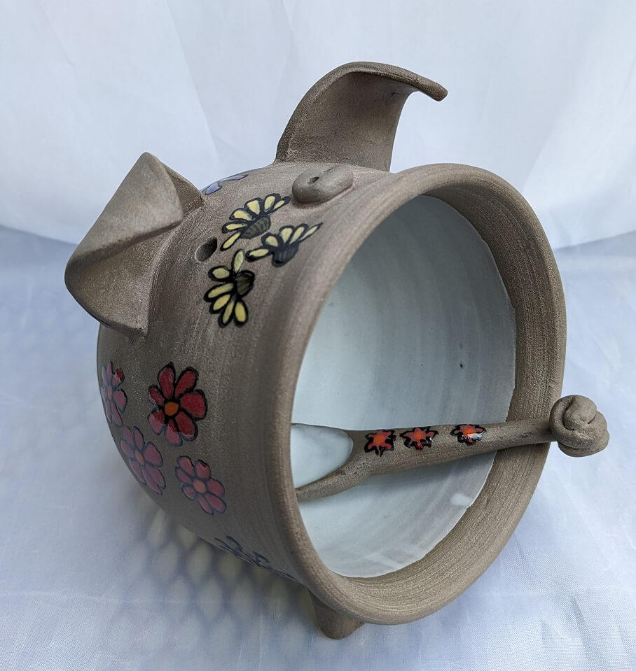 A vase created by Amila Ranasinghe