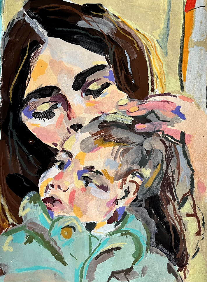 Painting by Kerry Dunning
