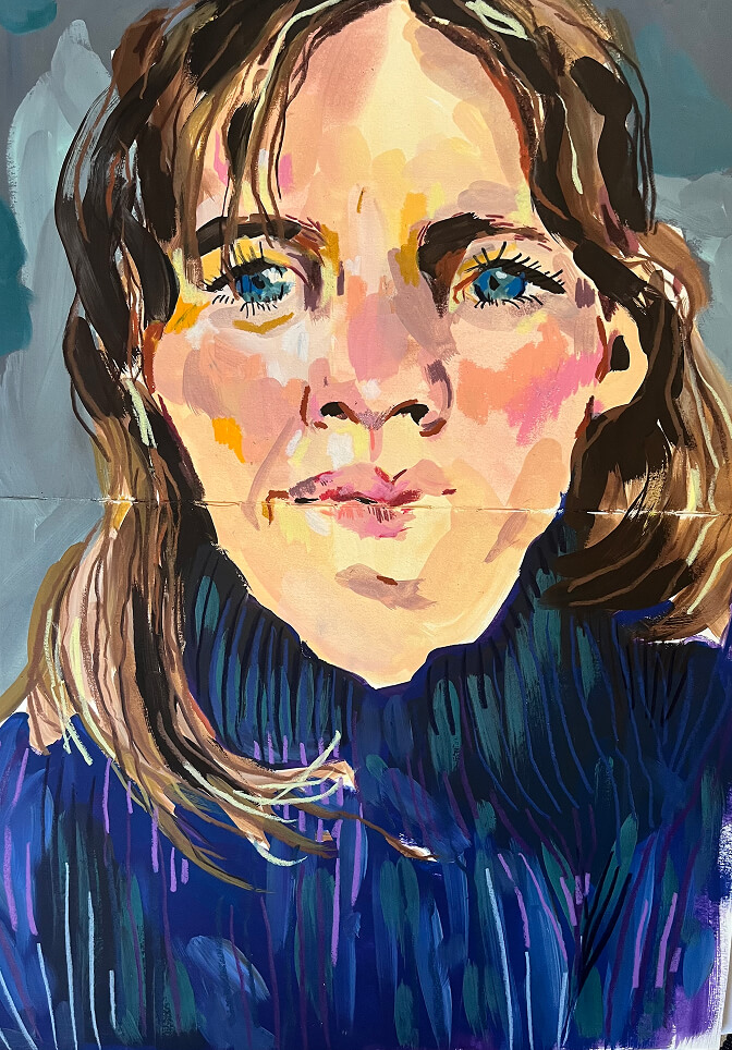 Painting by Kerry Dunning